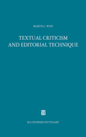 Textual Criticism and Editorial Technique