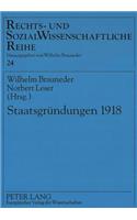 Staatsgruendungen 1918