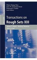 Transactions on Rough Sets XIII