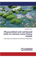 Phycocolloid and soil-based trials to remove some heavy metals