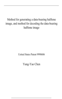 Method for generating a data-bearing halftone image, and method for decoding the data-bearing halftone image