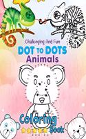 Challenging And Fun Dot to Dot Animals Coloring Book