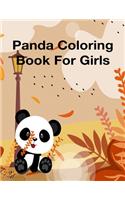 Panda Coloring Book For Girls