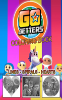 Go Jetters Lines Spirals Hearts Coloring Book
