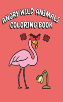 Angry Wild Animals Coloring Book