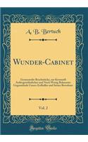 Wunder-Cabinet, Vol. 2: Gesammelte Bruchstücke, zur Kenntniß Außergewöhnlicher und Noch Wenig Bekannter Gegenstände Unsers Erdballes und Seiner Bewohner (Classic Reprint)