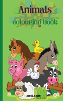 Animals colouring book