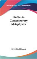 Studies in Contemporary Metaphysics