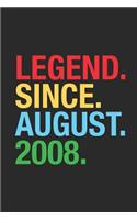 Legend Since August 2008