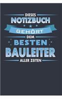 Dieses Notizbuch Gehört Dem Besten Bauleiter Aller Zeiten