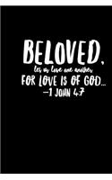 Beloved Let Us Love One Another For Love Is Of God