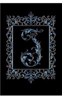 J: Initial Monogram Notebook