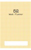 52 Weekly Planner/ Journal: Year Long Day Planner