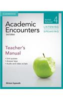 Academic Encounters Level 4 Teacher's Manual Listening and Speaking