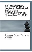 An Introductory Lecture