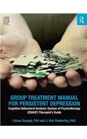 Group Treatment Manual for Persistent Depression