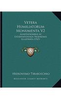 Vetera Humiliatorum Monumenta V2