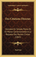 Des Citations Directes