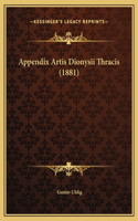 Appendix Artis Dionysii Thracis (1881)