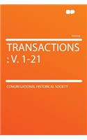 Transactions: V. 1-21(English)