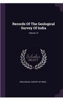 Records Of The Geological Survey Of India; Volume 14