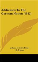 Addresses To The German Nation (1922)