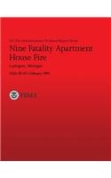 Nine Fatality Apartment House Fire, Ludington, Michigan