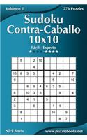 Sudoku Contra-Caballo 10x10 - De Fácil a Experto - Volumen 2 - 276 Puzzles