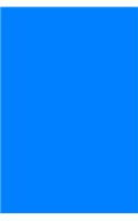 Journal Azure Blue Color Simple Plain Blue