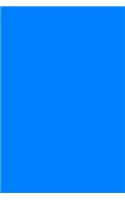 Journal Azure Blue Color Simple Plain Blue