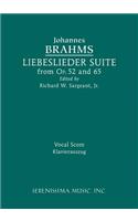Liebeslieder Suite from Opp.52 and 65: Vocal score(German)