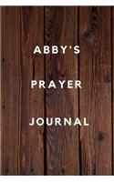 Abby's Prayer Journal