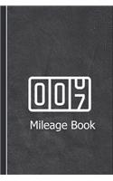 Mileage Log Book for Car