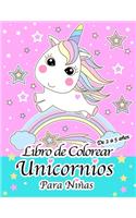 Libro de colorear unicornios para niñas de 2 a 5 años