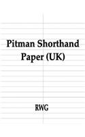 Pitman Shorthand Paper (UK): 100 Pages 8.5" X 11"