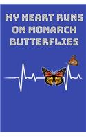 My Heart Runs On Monarch Butterflies