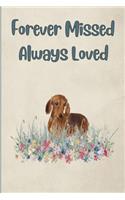Pet Grief Journal Dachshund