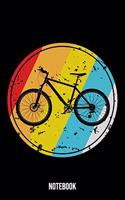 Notebook: Bicycle Notebook Blank Dot Grid Bike Journal dotted with dots 6x9 120 Pages Checklist Record Book Mountainbike Lovers Take Notes bike riding Planner