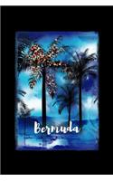 Bermuda: Christmas Notebook With Lined College Ruled Paper For Taking Notes. Stylish Tropical Travel Journal Diary 6 x 9 Inch Soft Cover. For Home, Work Or S