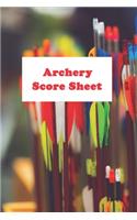 Archery Score Sheet