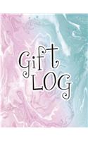 Gift Log: Gift Recording Book and Present Receipt Log Organizer to Make Sending Thank You Cards Easy for Weddings, Baby Showers, Bridal Showers, Birthdays and(12 Gift Log Notebook)