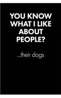 "you Know What I Like About..." Sarcastic Quote Daily Journal - Funny Gift: 100 Page College Ruled Daily Journal Notebook 6" X 9" (15.24 X 22.86 CM) Black Matte - Office Gift Sarcasm