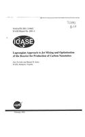 Lagrangian Approach to Jet Mixing and Optimization of the Reactor for Production of Carbon Nanotubes
