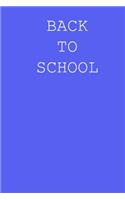 Back to school: Blank lined journal notepad for kids, boys, girls, students, teachers and for work; Great gift.