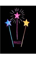 Magic Wands Composition Notebook