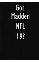 Got Madden NFL 19?