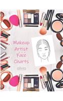 Makeup Artist Face Charts