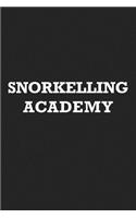 Snorkelling Academy: A 6x9 Inch Matte Softcover Journal Notebook with 120 Blank Lined Pages