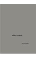 Ruminations