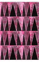 Journal Notebook Abstract Triangles Pattern 8